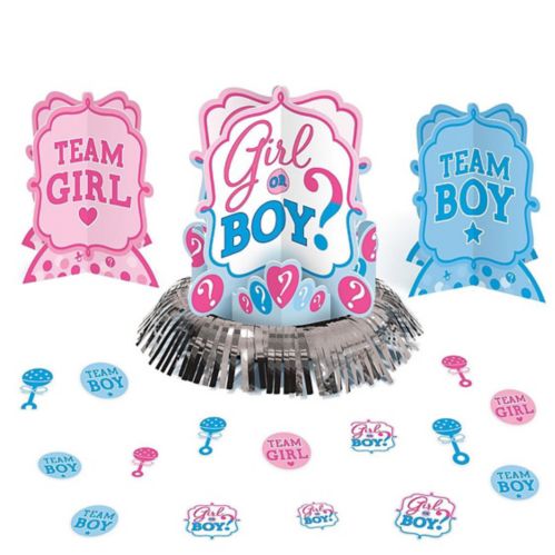 Girl or Boy Gender Reveal Table Decorating Kit, 23-pc Product image