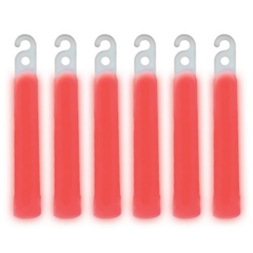 Colliers à bâton luminescent, rouge, paq. 25 Image de l’article