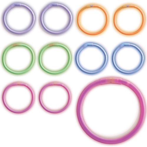 Multicolour Glow Bracelets, 36-pk Product image