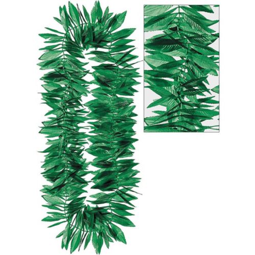 Collier de feuilles vertes avec perles Image de l’article