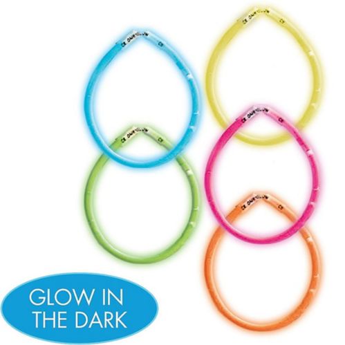 Neon Doodle Glow Sticks, 5-pk Product image