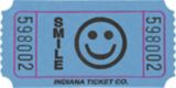 Smiley Ticket Roll, 1000-pk | Amscannull