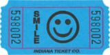 Smiley Ticket Roll, 1000-pk