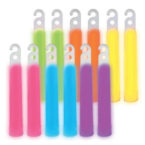Colliers à bâton luminescent multicolores, paq. 12 Image de l’article