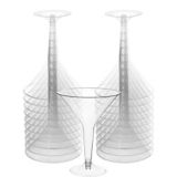 Big Party Pack CLEAR Plastic Martini Glasses, 20-pk | Amscannull