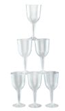 Big Party Plastic Wine Glasses, Birthdays, Showers, More, Clear,  10-oz, 20-pk | Amscannull