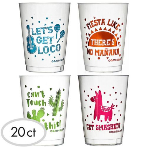 Fiesta Plastic Cups, 20-pk Product image