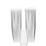 Big Party Plastic Tumblers, Birthdays, Showers, More, Clear,  14-oz, 32-pk | Amscannull