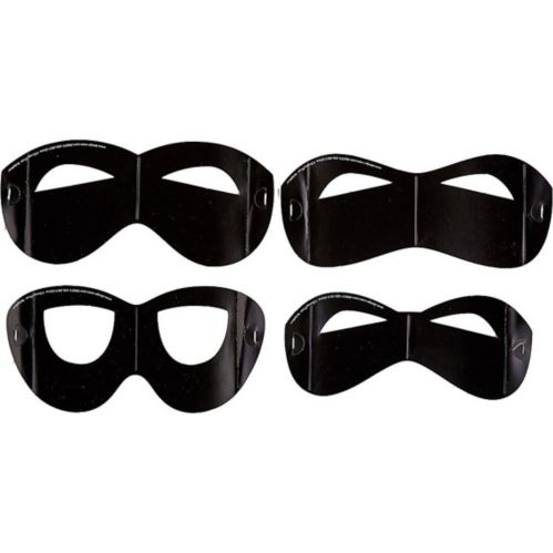 Disney Incredibles 2 Birthday Party Eye Masks, Black, 8-pk Product image