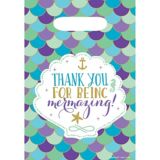 Wishful Mermaid Birthday Party Favour Bags, 8-pk | Amscannull
