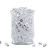 Confettis de table transparents en diamant