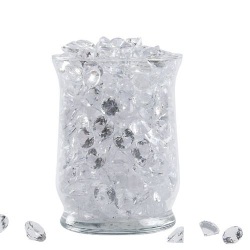 Confettis de table transparents en diamant Image de l’article