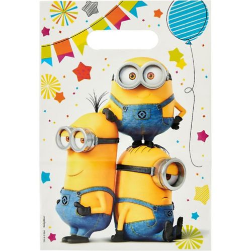 Minions Birthday Party Favour Bags, 8-pk Product image