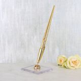 Gold Pen Stand Set, 2-pc