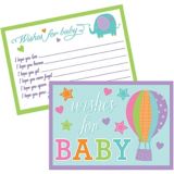 Cartes de fête prénatale Wishes for Baby, paq. 24 | Amscannull