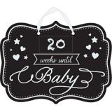 Baby Shower Baby Countdown Chalkboard Sign | Amscannull
