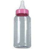 Tirelire-bouteille pour bébé, rose | Amscannull
