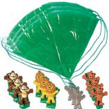 Zoo Animal Paratroopers, 12-pk | Amscannull
