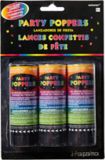 Super Confetti Party Poppers, 3-pk | Amscannull