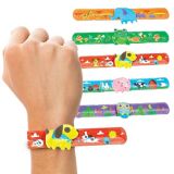 Animal Slap Bracelets, 6pk Party City