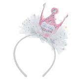 Pink Birthday Princess Crown Headband Party City