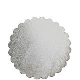 Silver Round Cake Board, 12-in | Amscannull