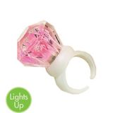 Giant Plastic Light-Up Engagement Ring