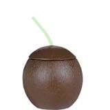 Coconut Cup with Straw | Amscannull