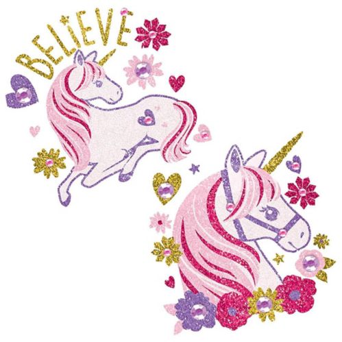 Magical Unicorn Body Jewelry for Birthday Party Favours, 2-pk Product image