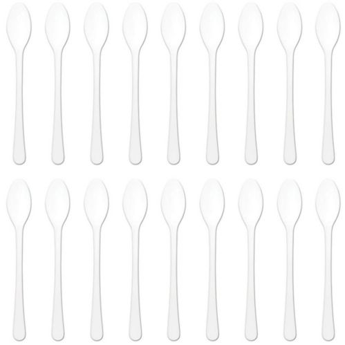 Mini White Plastic Spoons, 40-pk Product image