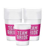 Team Bride Plastic Cups, 25-pk | Amscannull