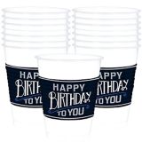 Happy Birthday Classic Plastic Cups, 25-pk