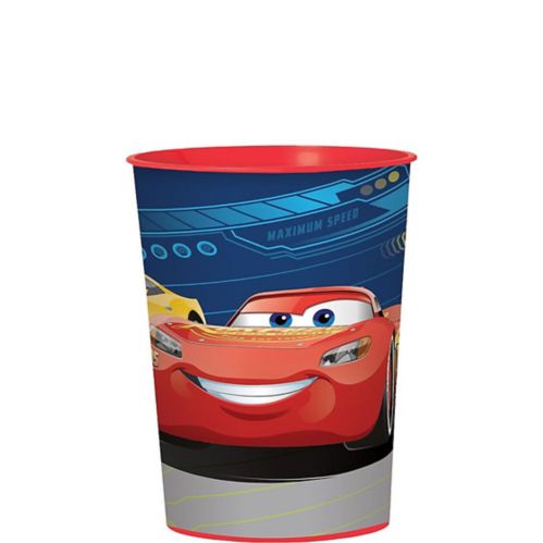 Disney Cars 3 Durable Resuable Plastic Party Favour Cup, 16-oz Product image