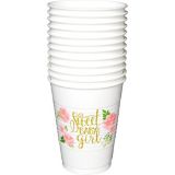 Floral Baby Plastic Cups, 25-pk | Amscannull