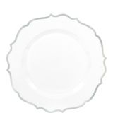 Ornate Premium Plastic Dessert Plates, 20-ct