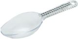 Rhinstone Studded Plastic Candy Scoop for Birthday, Party, Anniversary, Clear, 6 1/2-in