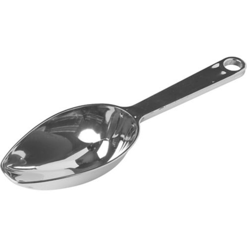 Plastic Candy Scoop for Birthday, Party, Anniversary, Silver, 6 1/2-in Product image