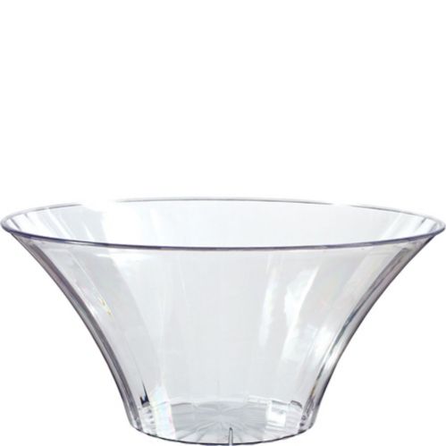 Clear Large Plastic Flared Bowl Product image