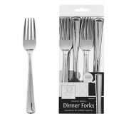 Premium Plastic Dinner Forks, 32-pk