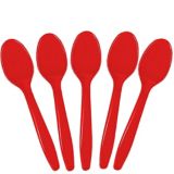 Red Spoon Value Pack | Amscannull