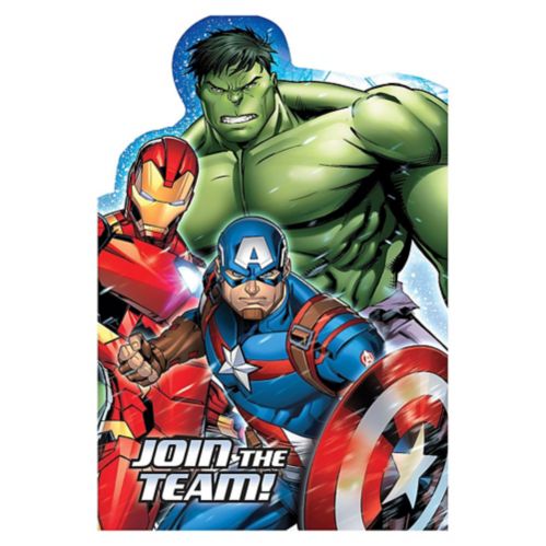 Avengers Birthday Party Invitations, 8-pk Product image