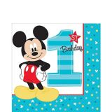 1st Birthday Mickey Mouse Lunch Napkins, 16-pk | Disneynull