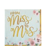 Mint to Be Floral Lunch Napkins, 16-pk | Amscannull