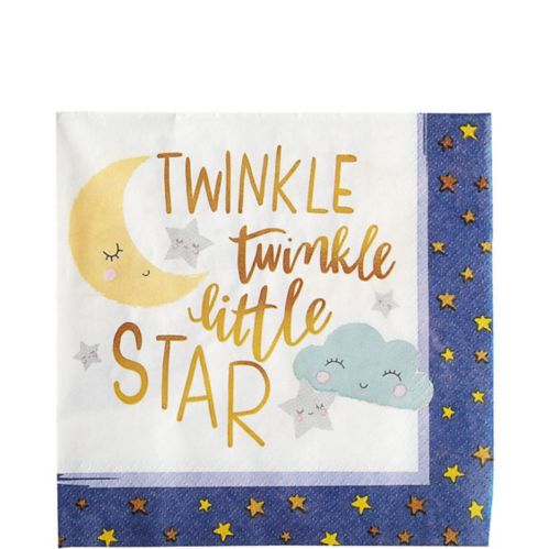Twinkle Twinkle Little Star Lunch Napkins, 16-pk Product image