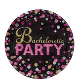 Sassy Bride Metallic Bachelorette Party Dessert Plates, 8-pk | Amscannull