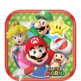 Super Mario Small Dessert Square Paper Plates, 8-pk | Nintendonull