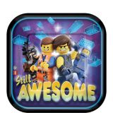 The LEGO Movie 2: The Second Part Birthday Party Dessert Plates, 7-in, 8-pk | Legonull