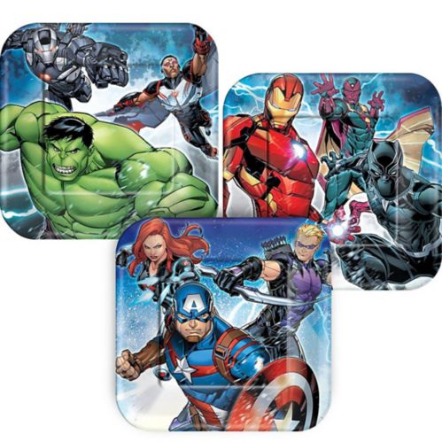Avengers Birthday Party Dessert Plates, 7-in, 8-pk Product image