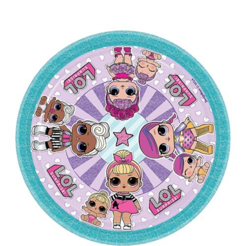 L.O.L. Surprise Birthday Party Dessert Plates, 7-in, 8-pk Product image