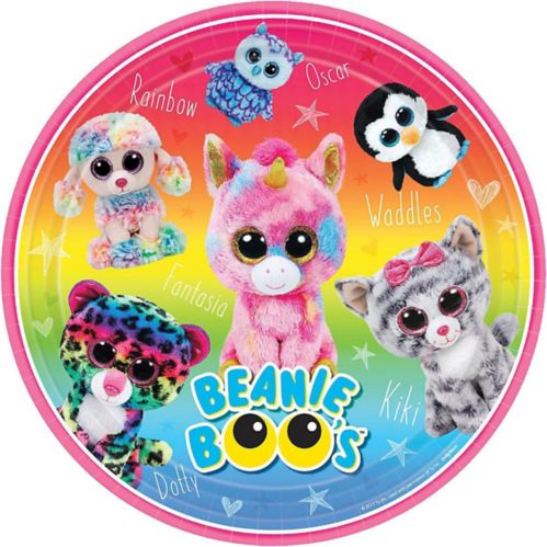 Beanie Boo's Birthday Party Lunch Plates, 9-in, 8-pk Product image